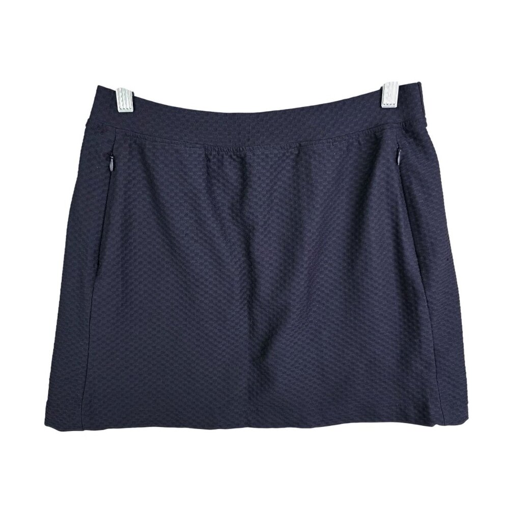 Womens Tail Tech Elevation Blue Textured Skort Skirt Nylon Blend Stretch Size S